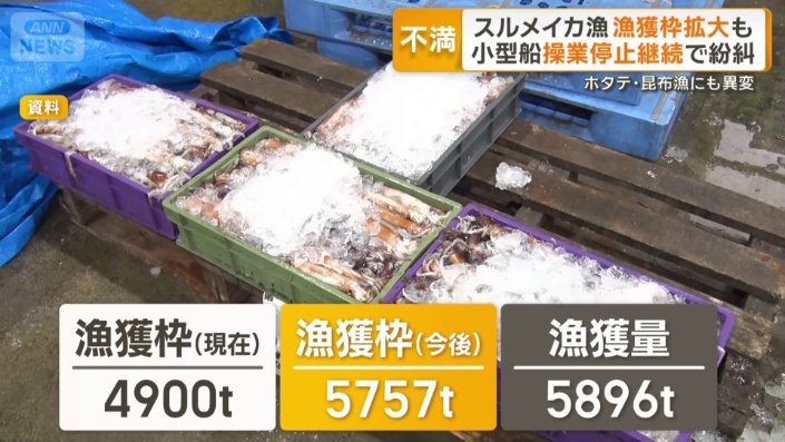 漁獲枠拡大も水揚げ量はすでに基準超え