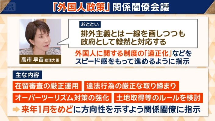 「外国人政策」関係閣僚会議