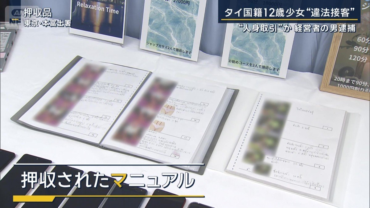 押収されたマニュアル