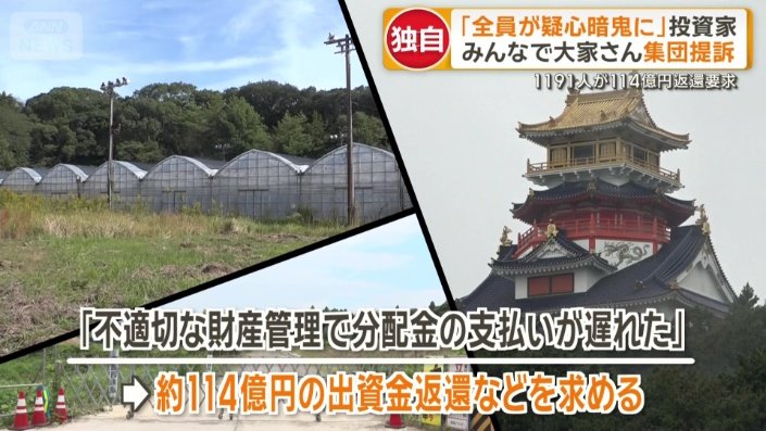 全国の出資者1191人