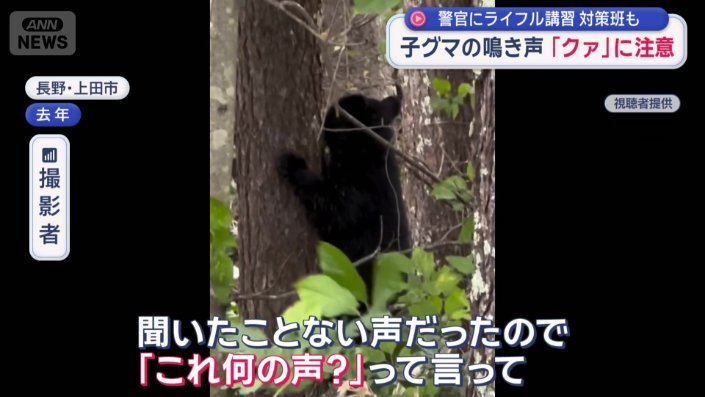 去年の秋、長野県で撮影された