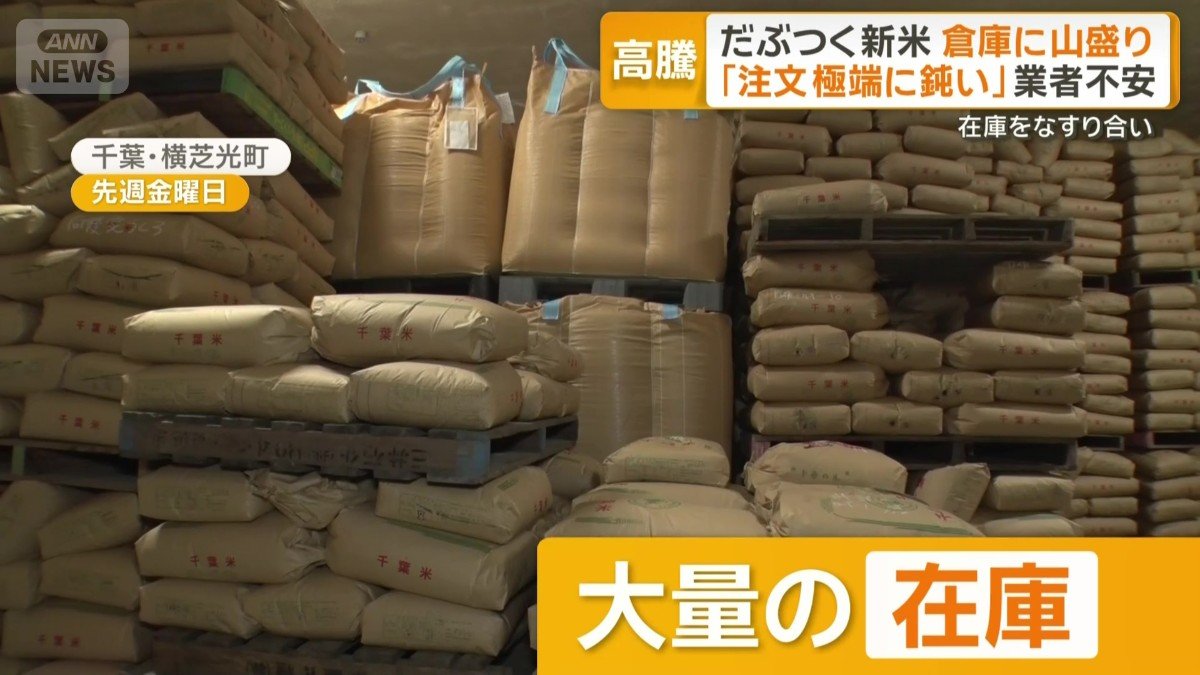 倉庫には大量の在庫