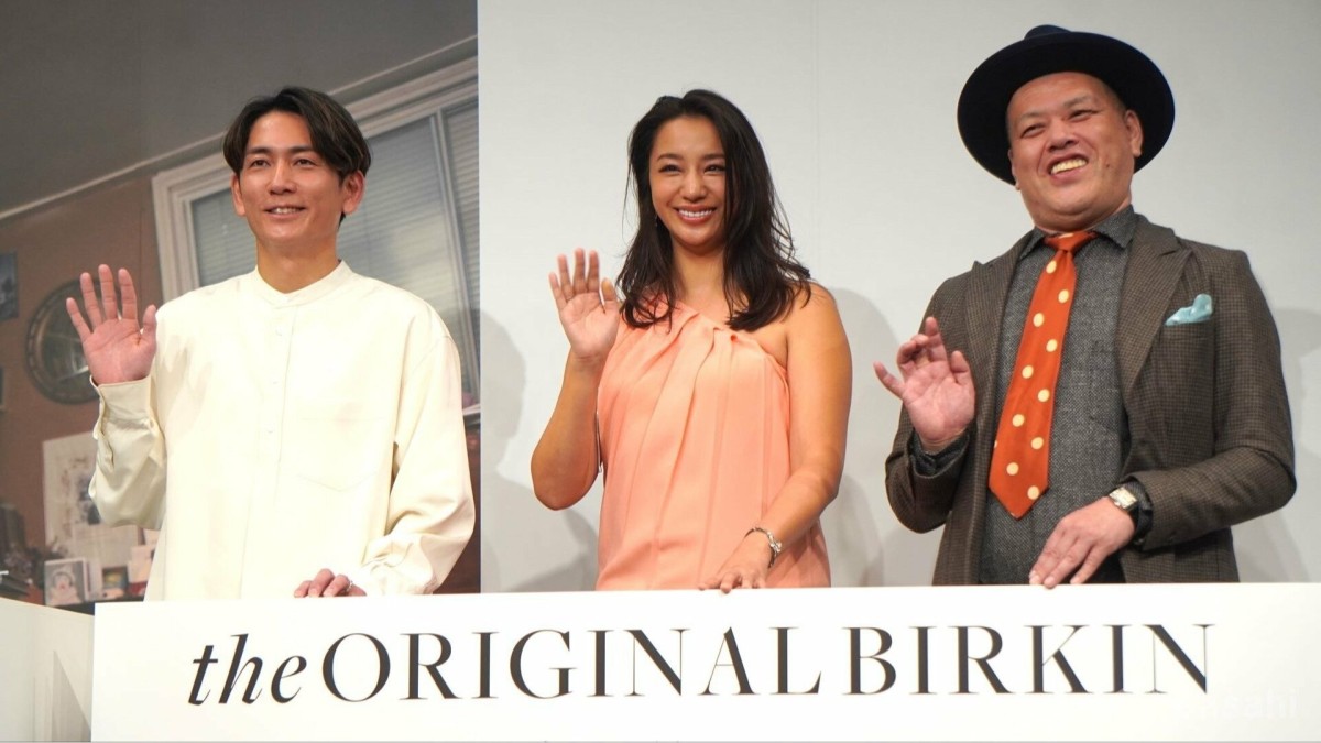 【エンタメ取材現場】高橋メアリージュン 野性爆弾・くっきー！　バリュエンスジャパン オリジナル・バーキン日本上陸お披露目イベント