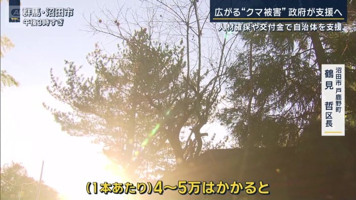 沼田市戸鹿野町 鶴見哲区長