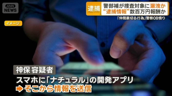 関係者に捜査情報を漏らした疑い
