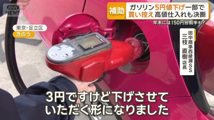 ガソリンスタンドの決断