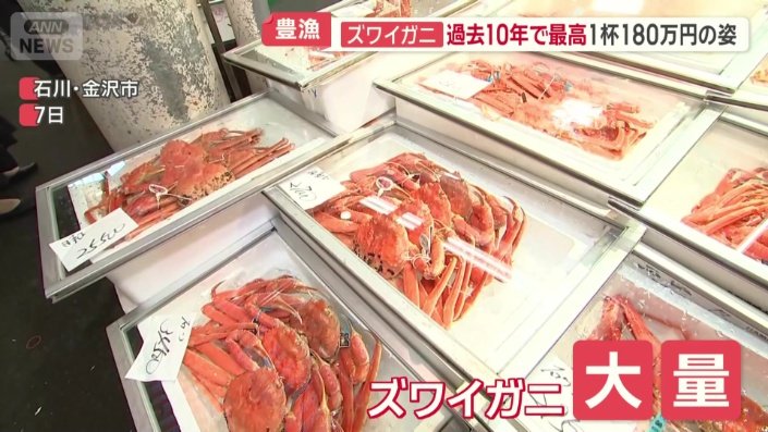石川県の市場にも…