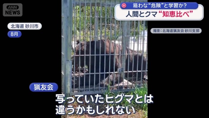 捕獲したクマは…
