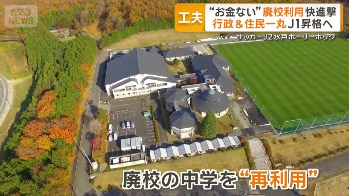 廃校となった中学校を再利用