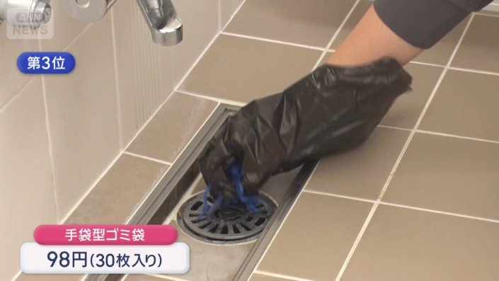 ごみをつかんで裏返すと、クチをしばってごみ袋に早変わり