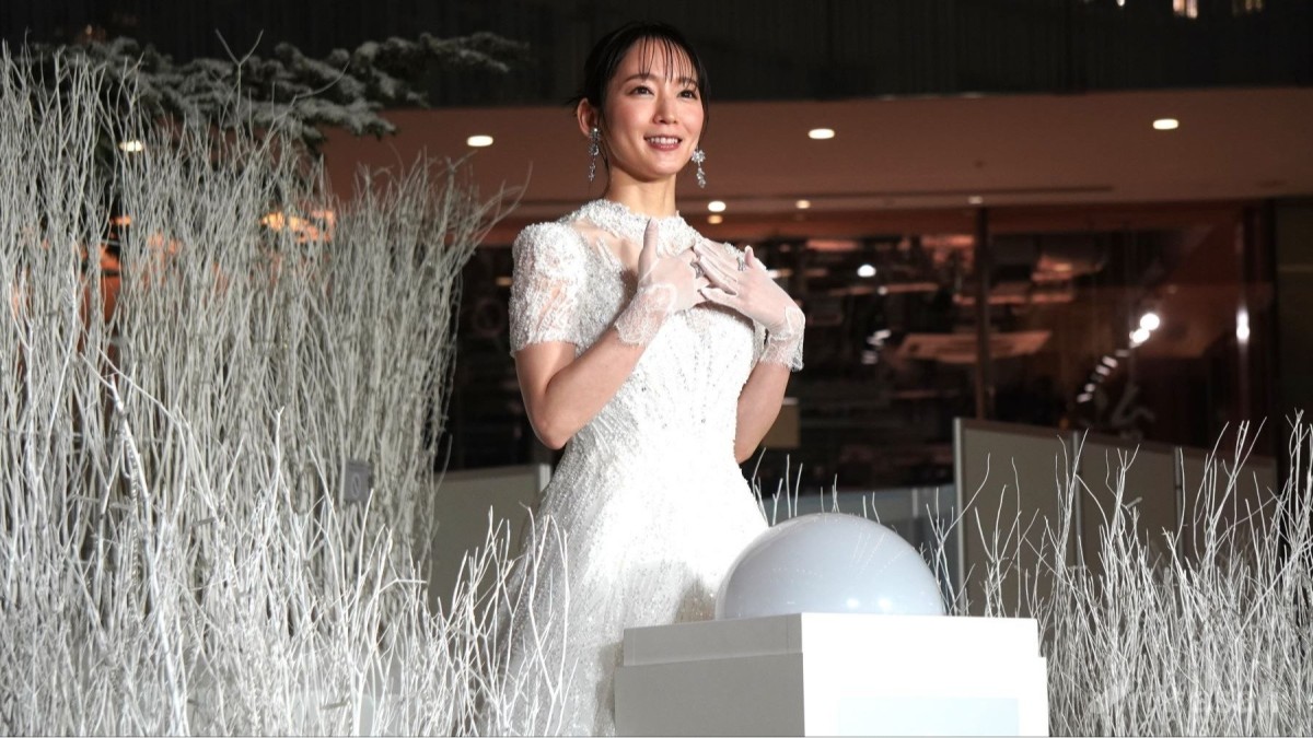 【エンタメ取材現場】吉岡里帆　「WHITE KITTE」点灯式