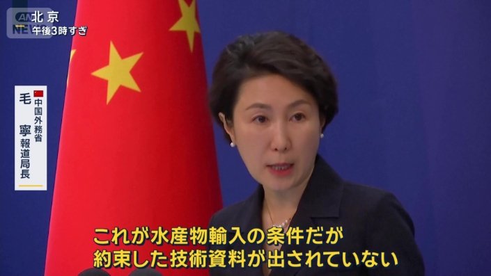 中国外務省 毛寧報道局長