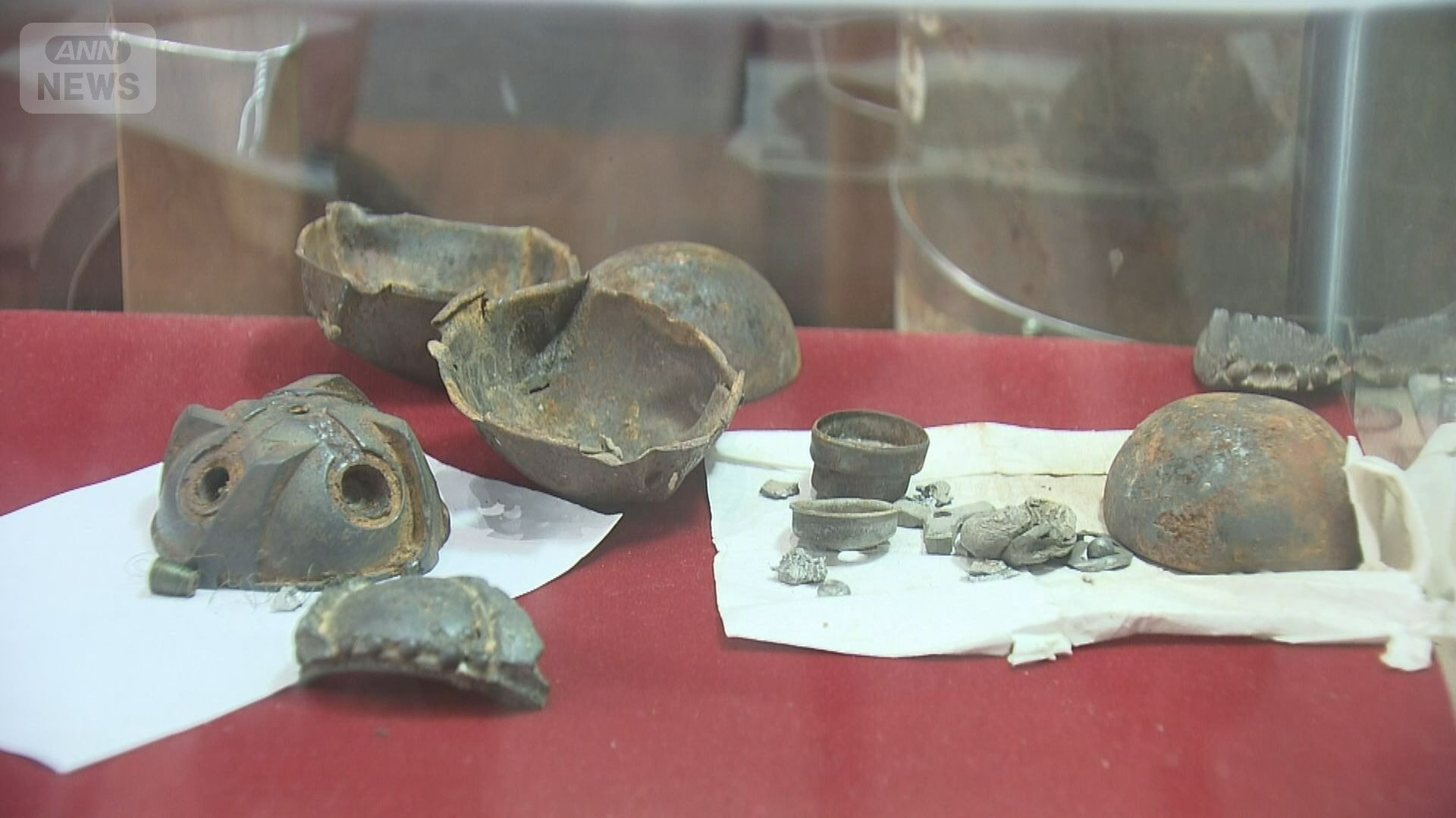 COPEビジターセンターに展示されている不発弾