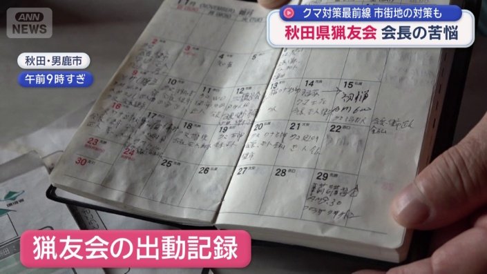 猟友会が出動した記録