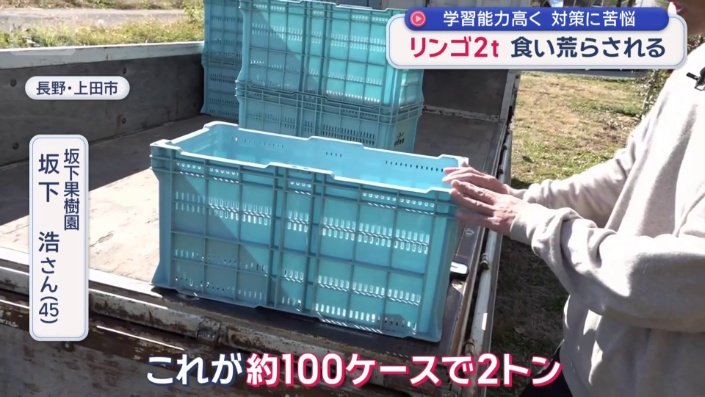 被害に遭った量は約2トン