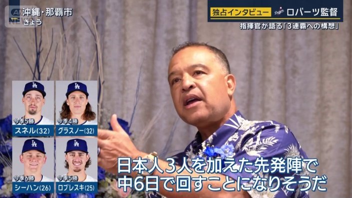 「中6日で回すことになりそう」