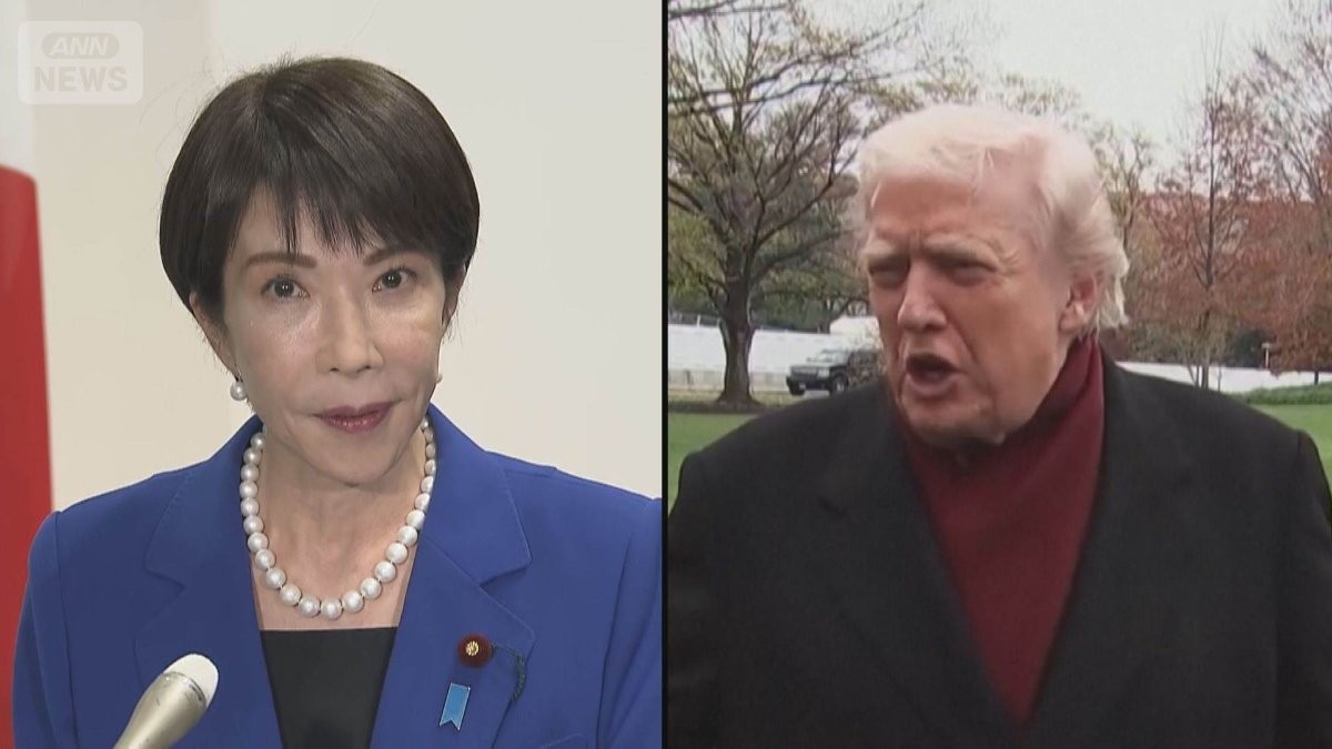 習主席に続き高市総理と電話会談　トランプ大統領、日中仲介に乗り出す？