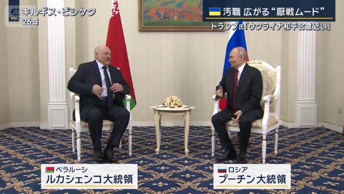 プーチン大統領とルカシェンコ大統領