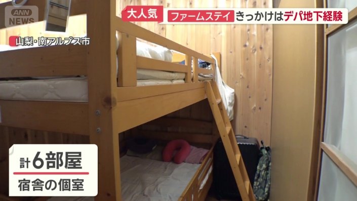 個室は合わせて6部屋