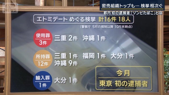 エトミデートめぐる検挙