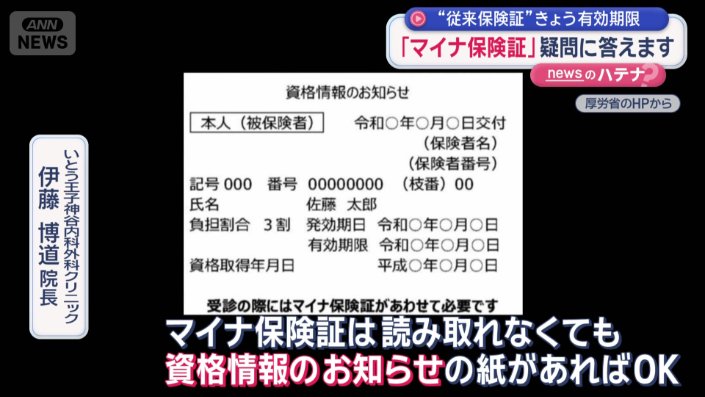 資格情報のお知らせ