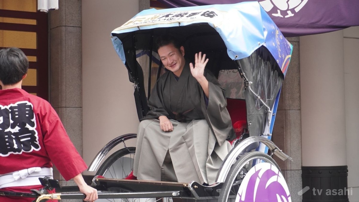 中村獅童、人力車大好きな子どもたちには内緒「この報道は見せないようにしますね」