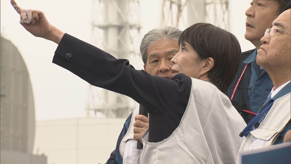 高市総理「無念 胸に深く刻む」廃炉目標の堅持を強調…福島第一原発を初視察