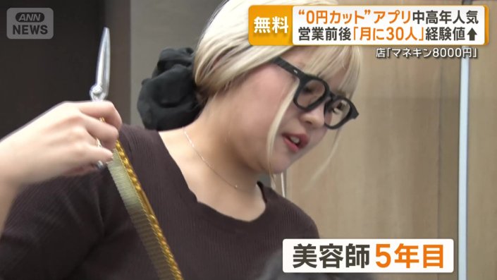 5年目の美容師　LINNAさん（23）