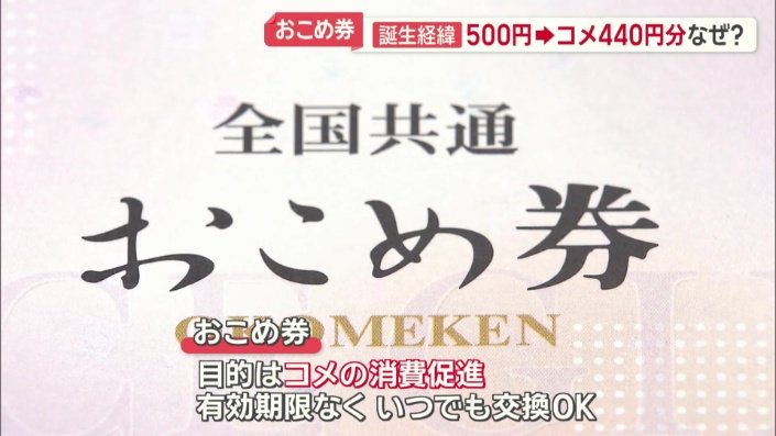 「おこめ券」誕生経緯とは？