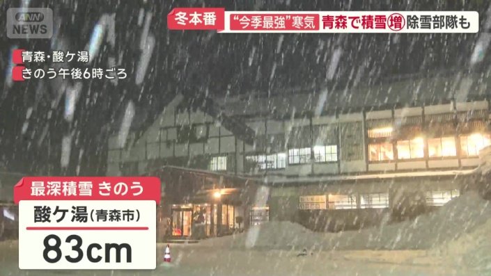 夜になると、気温はマイナス8.5℃まで低下