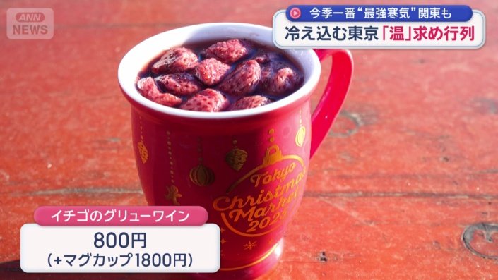 イチゴのグリューワイン