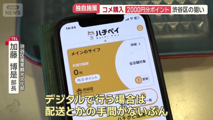 渋谷区独自のキャッシュレス決済