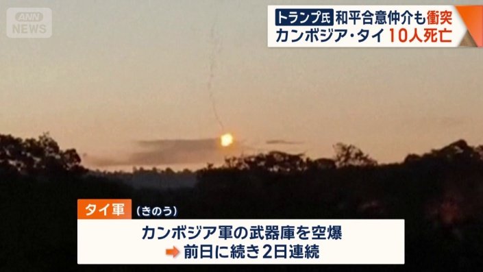2日連続の空爆