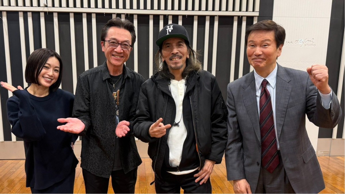 HOUND DOGメンバーだった蓑輪単志&鮫島秀樹が森田健作のラジオに登場