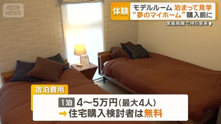 購入検討者は宿泊無料