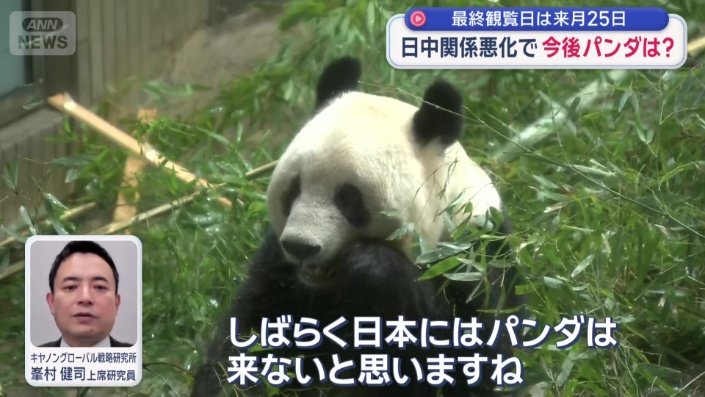 「しばらく日本にパンダは来ないと思う」