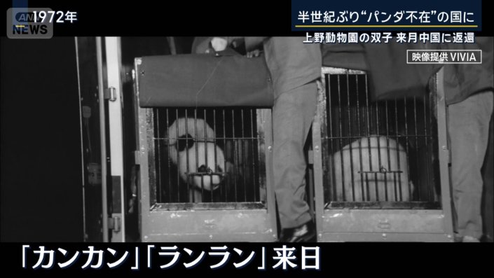 1972年のニュース映像