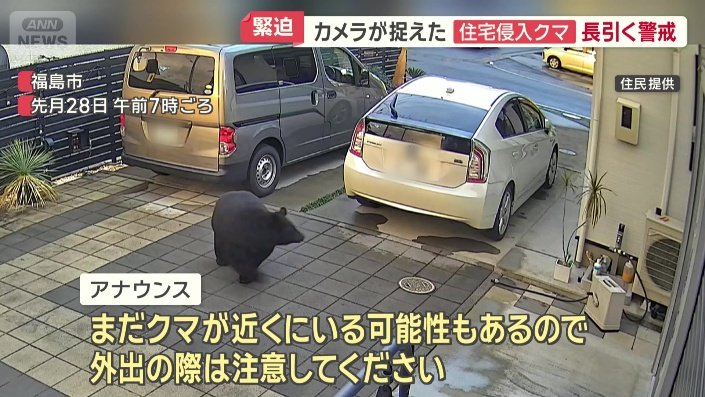 注意を呼びかけるアナウンスの中を歩く