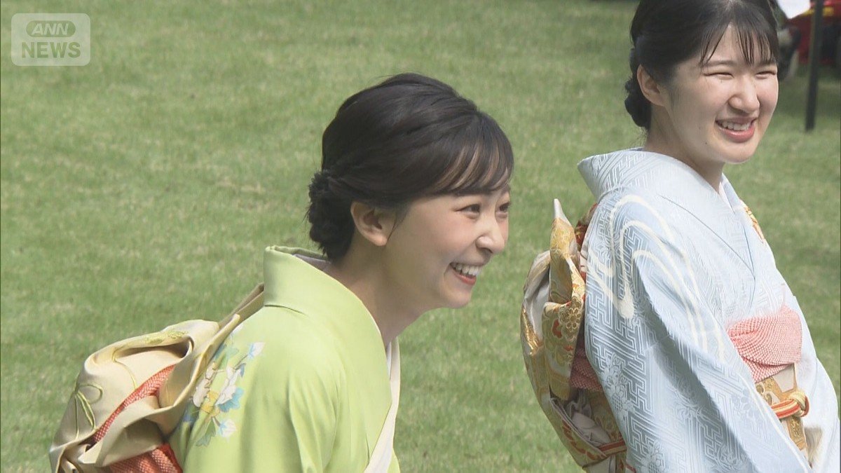 愛子さまと佳子さま　春の園遊会