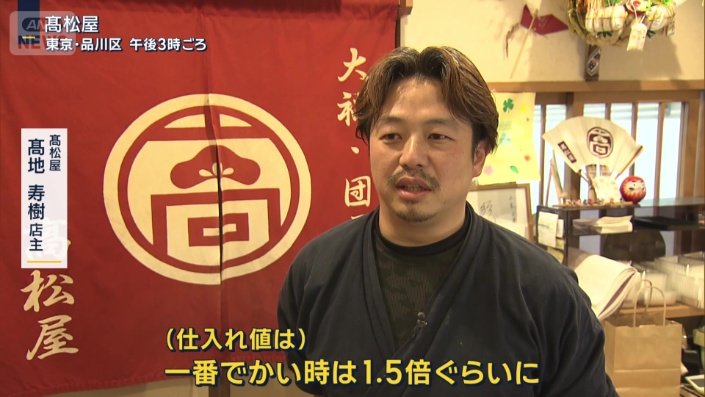 高松屋 高地寿樹店主