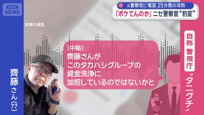 自称 警視庁“タニグチ”