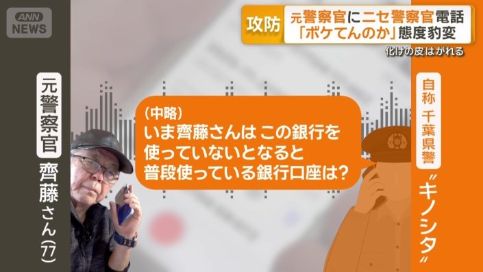 具体的な銀行口座の内容に