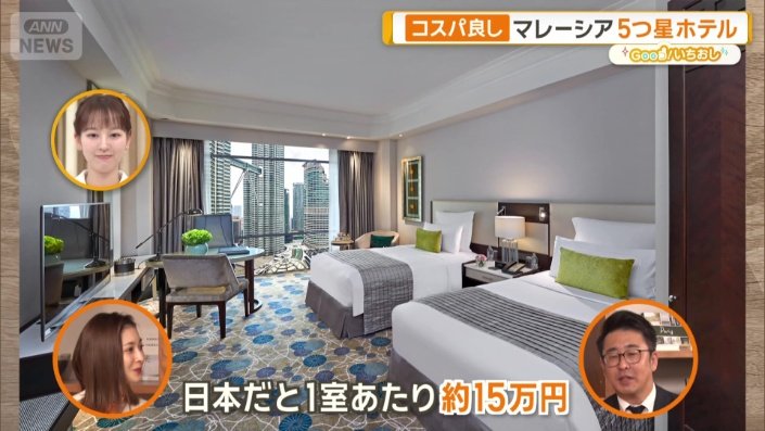 クアラルンプールだと約3万円台