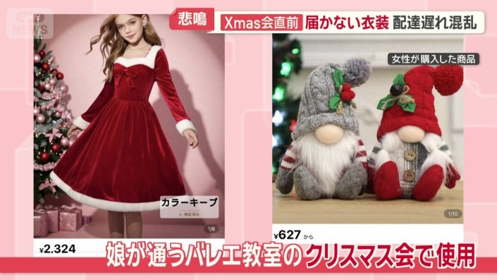 女性が購入した商品