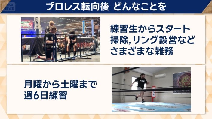 プロレス転向後の生活