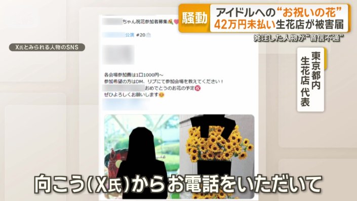 X氏から電話をもらっていた