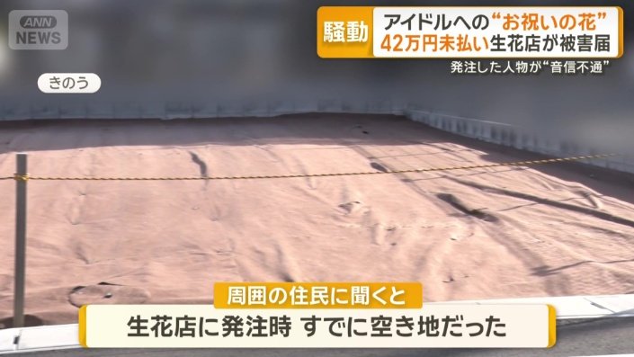 会社の住所となっていた場所には何もなかった