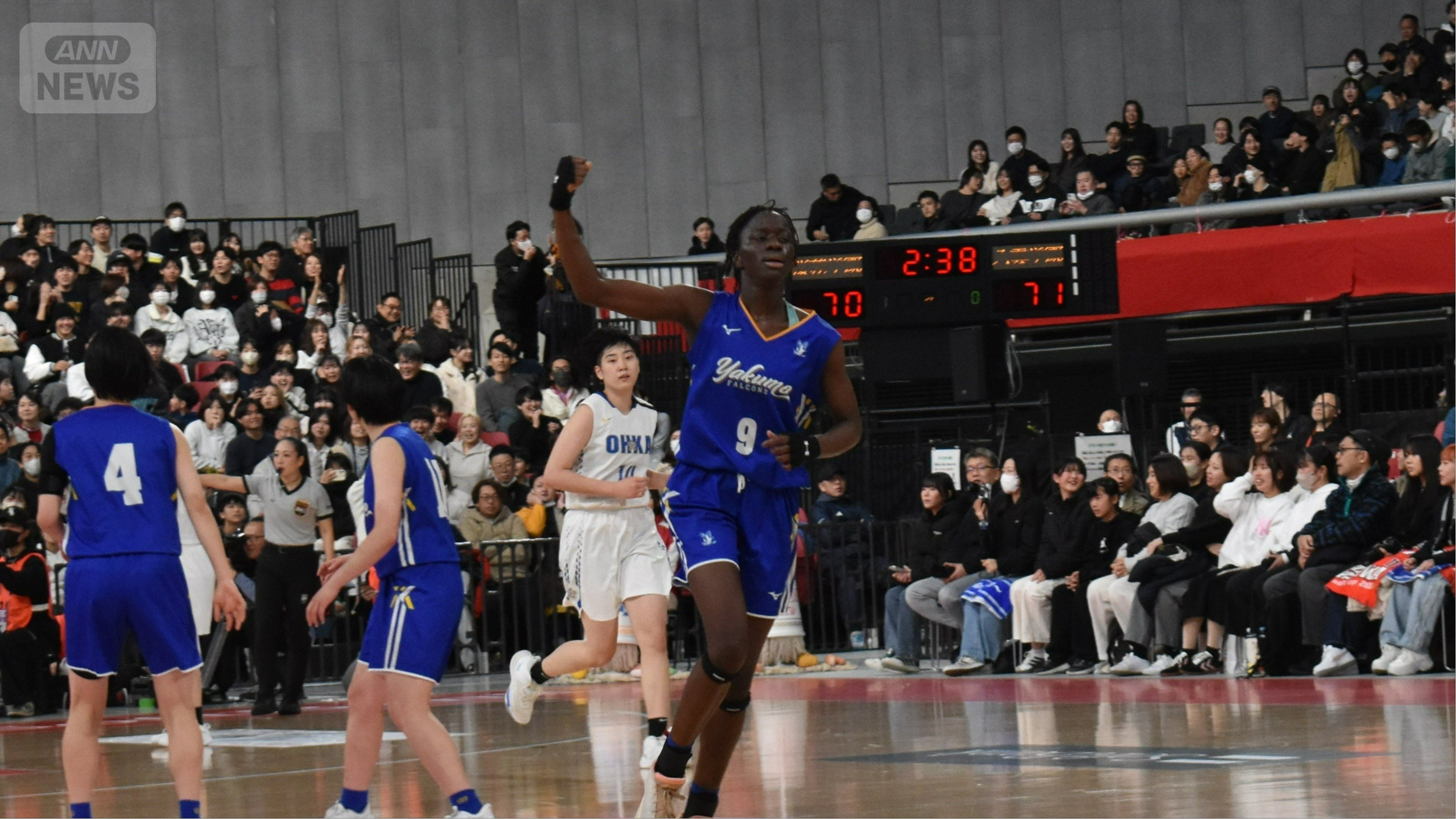 八雲学園のテウ・アダマ選手（2年生）