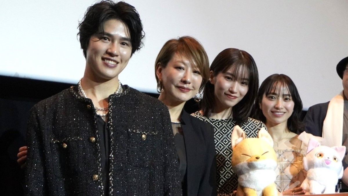 【エンタメ取材現場】片岡凜、田牧そら、土屋神葉、朴●（王へんに路）美　劇場アニメーション映画「この本を盗む者は」の公開記念舞台挨拶