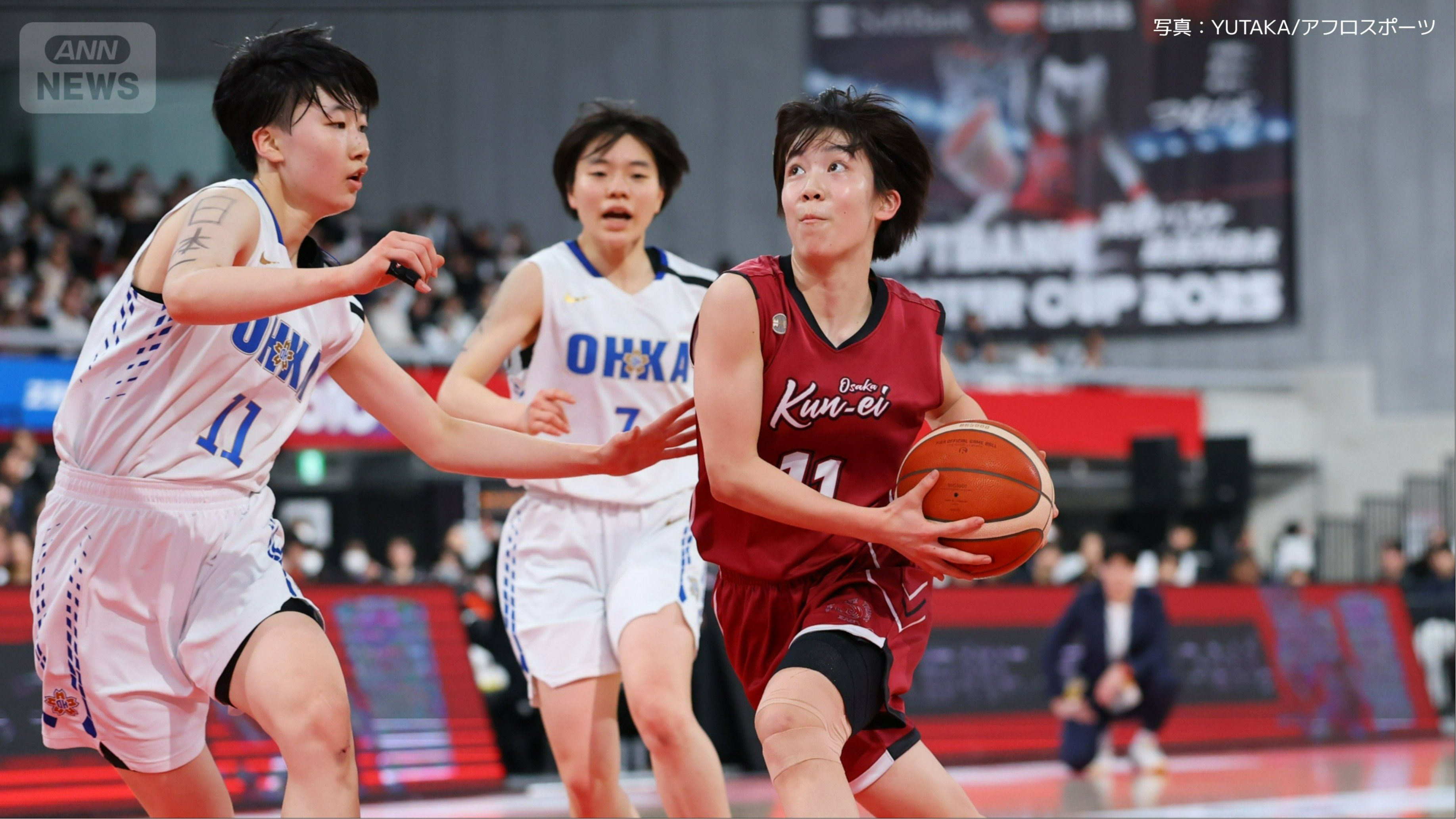 大阪薫英の大槻佳子選手（1年生）